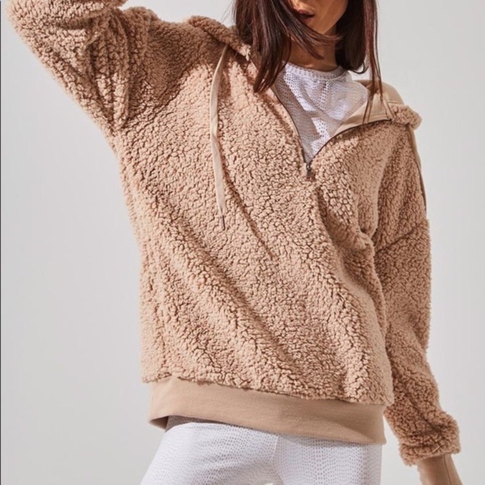 Stellar MPG Fleece Teddy Hooded Pullover - Picture 4 of 6